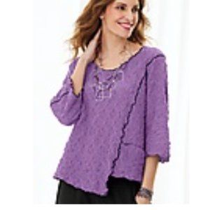 Pucker angle top by Noblu